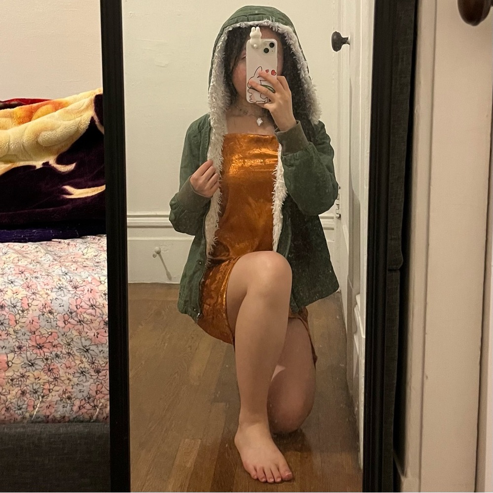 Cargo furry jacket